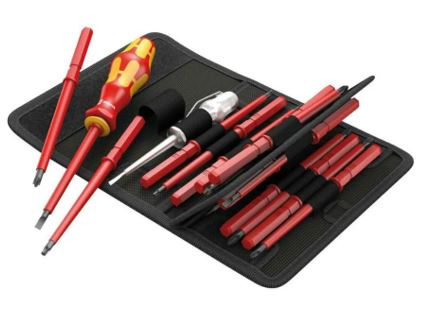 Product image of the Wera Kraftform Kompakt VDE screwdriver set – to the product page on tooler.eu/en